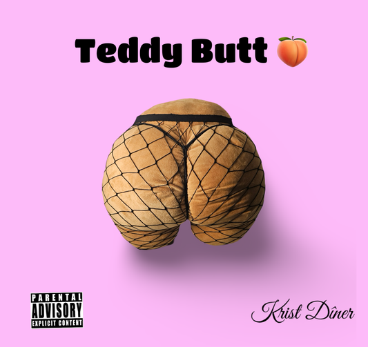 Teddy Butt Cushion with Simple Fishnet and G-string