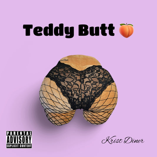 Teddy Butt Cushion with Panties/Fishnet